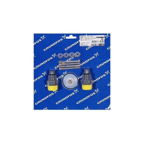 Kit, Valve / Diaphragm SD-M-PVC/E/C-1 Dosing Pump Kits - Chemical Metering Pumps